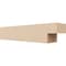 Ekena Millwork 4in. W x 4in. H x 20in. L Chapel Hill Woodgrain TimberThane Rafter Tail, Primed Tan RFTUR04X04X20CHPRCPR - alternate 1